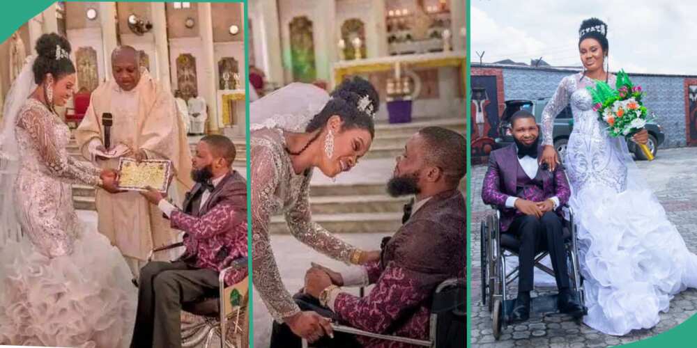 Uyai Innocent ties the nuptial knot with her physically challenged lover in Akwa Ibom state