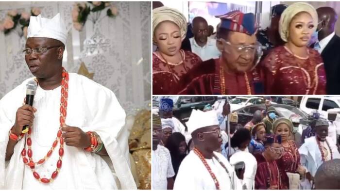 Aare Ona Kakanfo at 51: Alaafin of Oyo and his pretty wives, other dignitaries storm birthday party