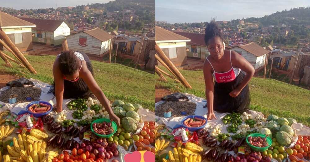 Securing the Bag: Lady Inspires the Net With Her Fruit and Veg Hustle