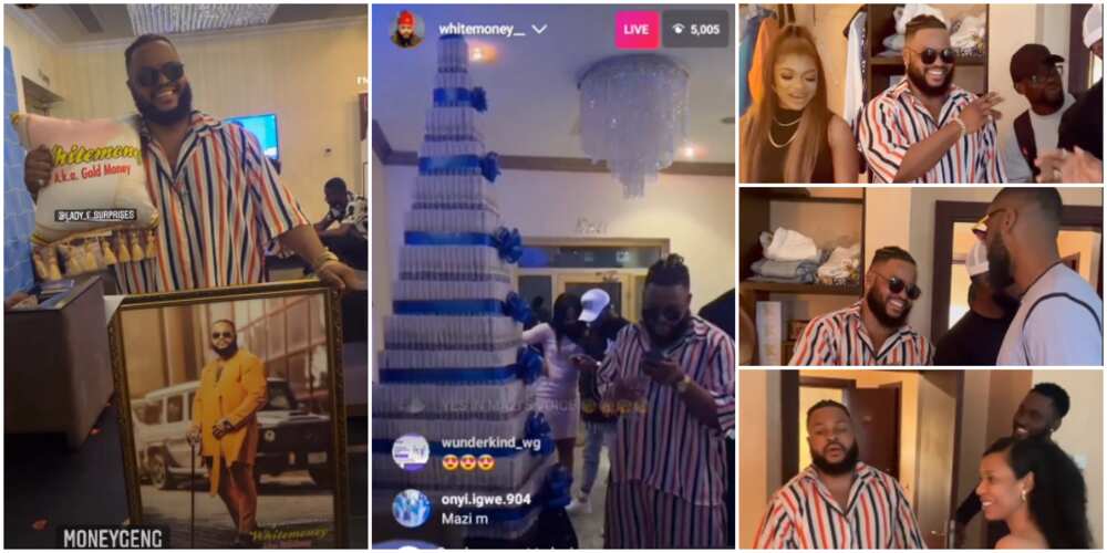 BBNaija stars visit Whitemoney