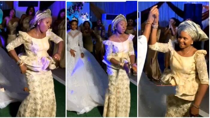 Queen mother: Bride's mum overtakes daughter, dominates wedding dance, shakes body like teen in viral video