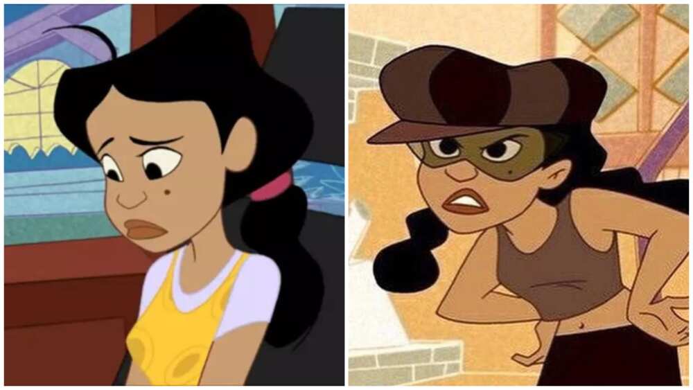 black girl cartoon characters