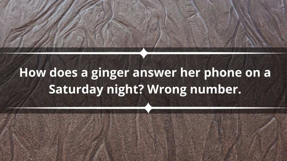 best ginger jokes