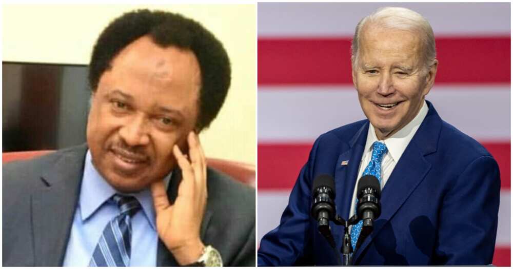 Biden falls/ Shehu Sani reacts as Biden falls/ Biden trips and falls