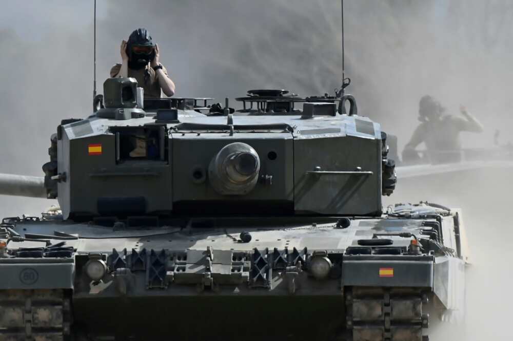 Germany said it had delivered 18 Leopard tanks to Ukraine