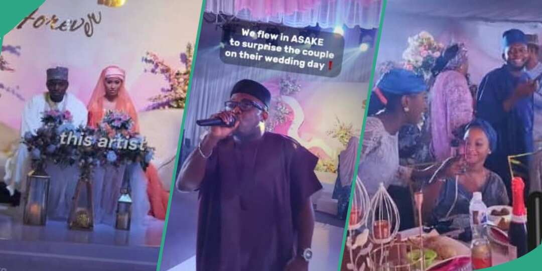 Watch video of bride's reaction after her MC pranked her about Asake coming to her wedding