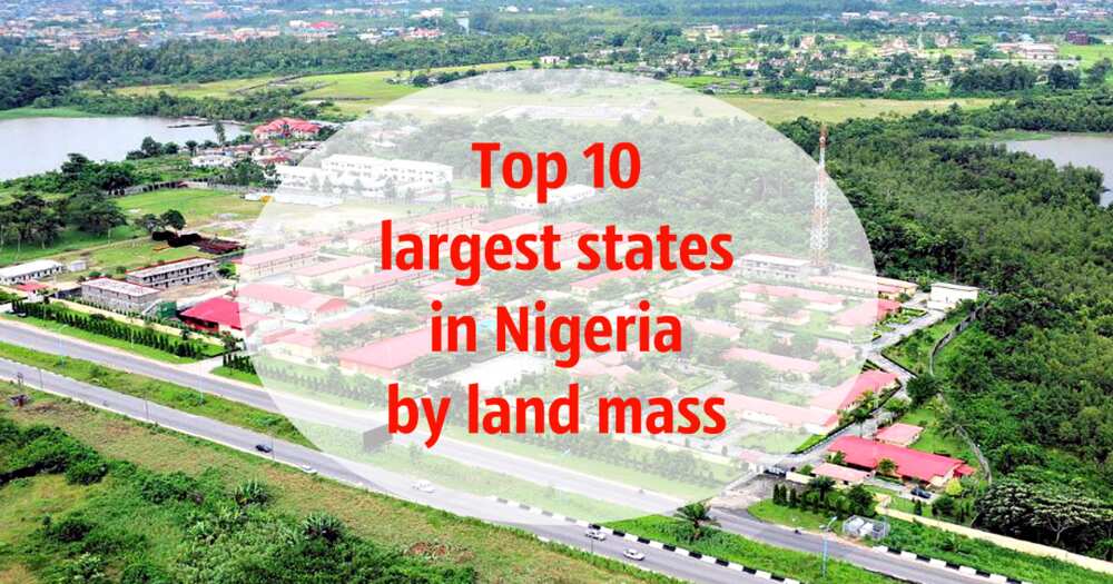 Top 10 largest states in Nigeria