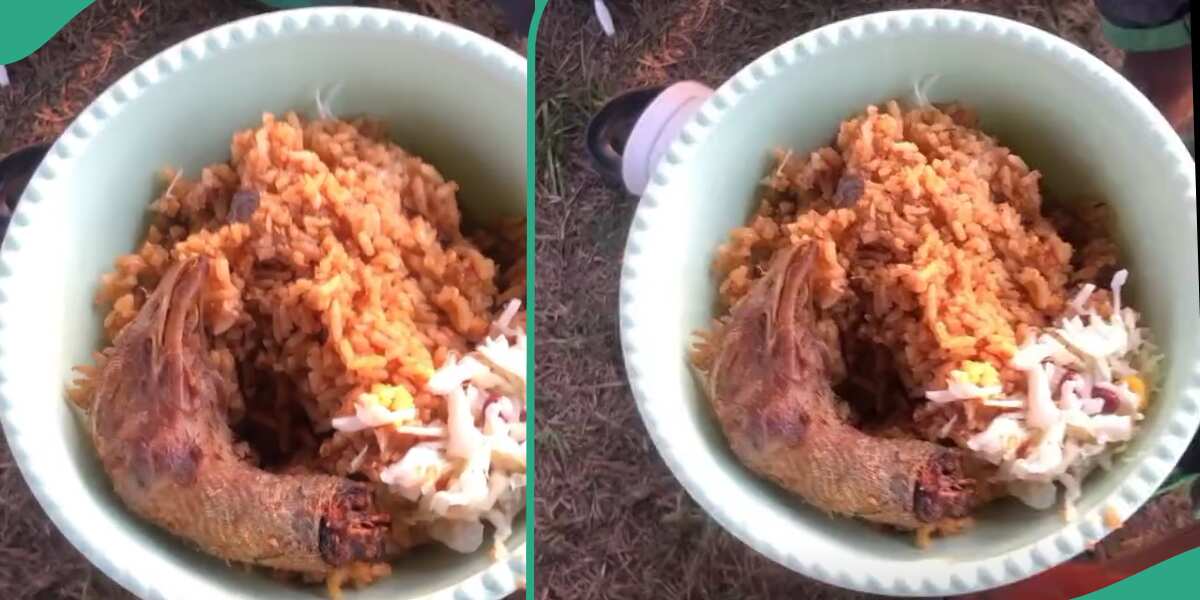 See the type of meat this man got when he attended a wedding
