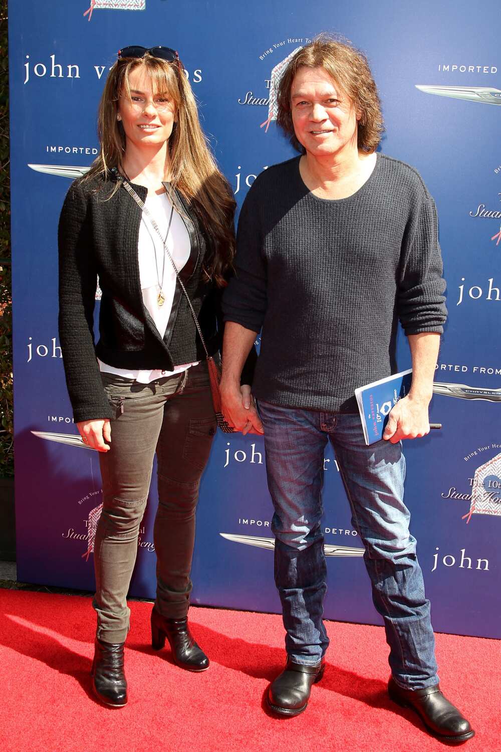 Eddie Van Halen and wife