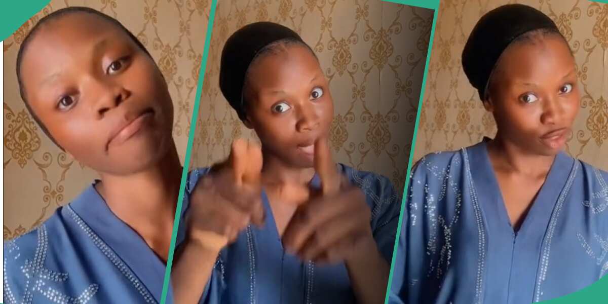 WOW! Watch the clip of corper who showed the outcome of trouser she took to Mammi market for slim fitting