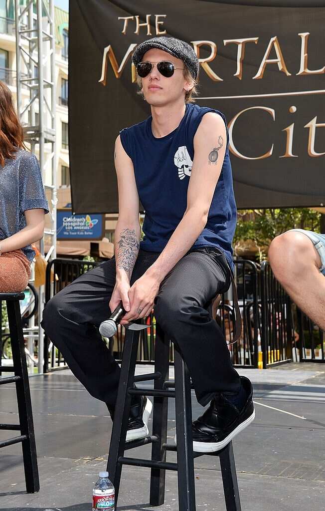 Jamie Campbell Bower tattoos