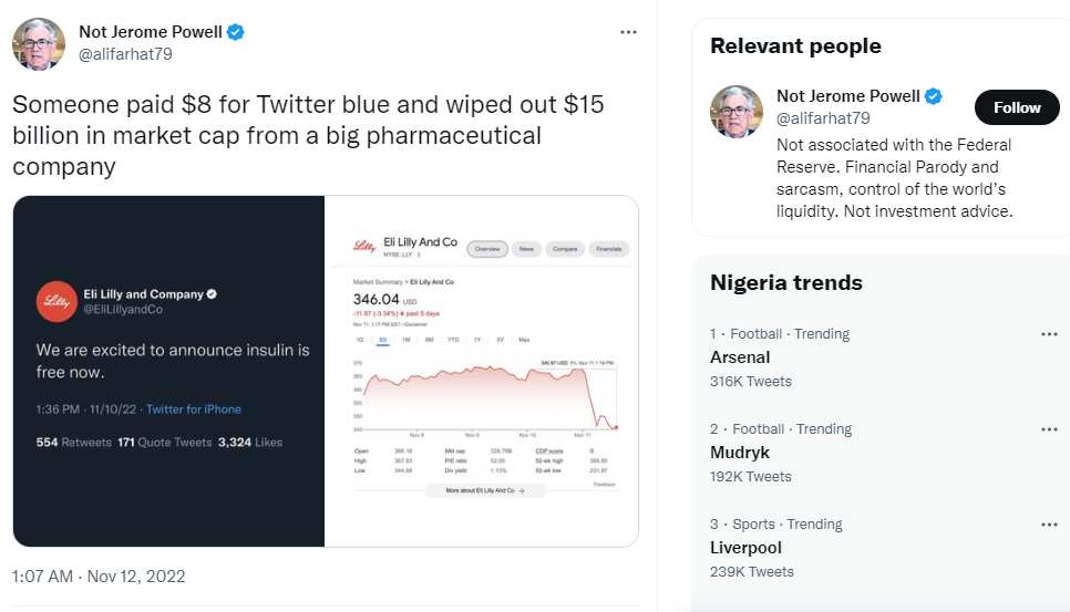 Twitter post on blue tick/Blue tick sub. Twitter post on blue tick/Blue tick sub.