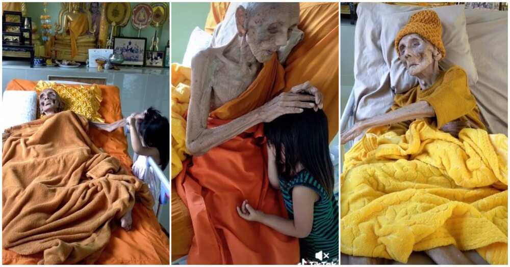 Luang Pho Yai, 109-year-old man, old age
