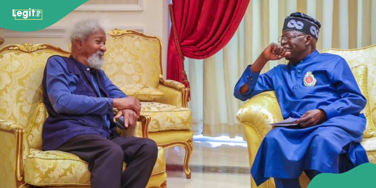 Video: Watch tale of two Olorikunkuns as Soyinka visits to President Tinubu in Lagos