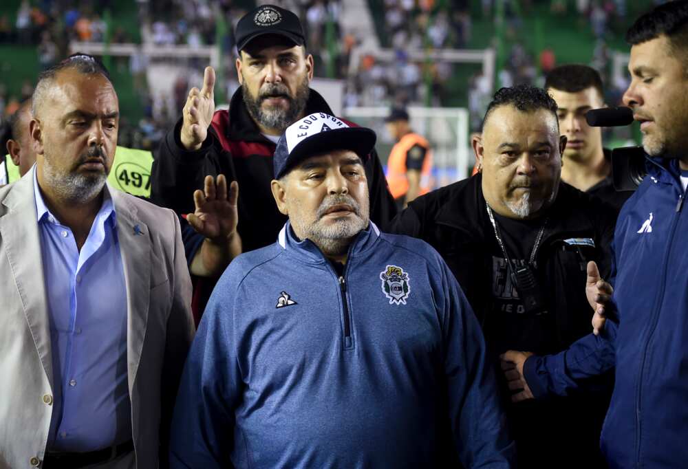 Diego Maradona's coaching staff at Gimnasia y La Plata resign following death
