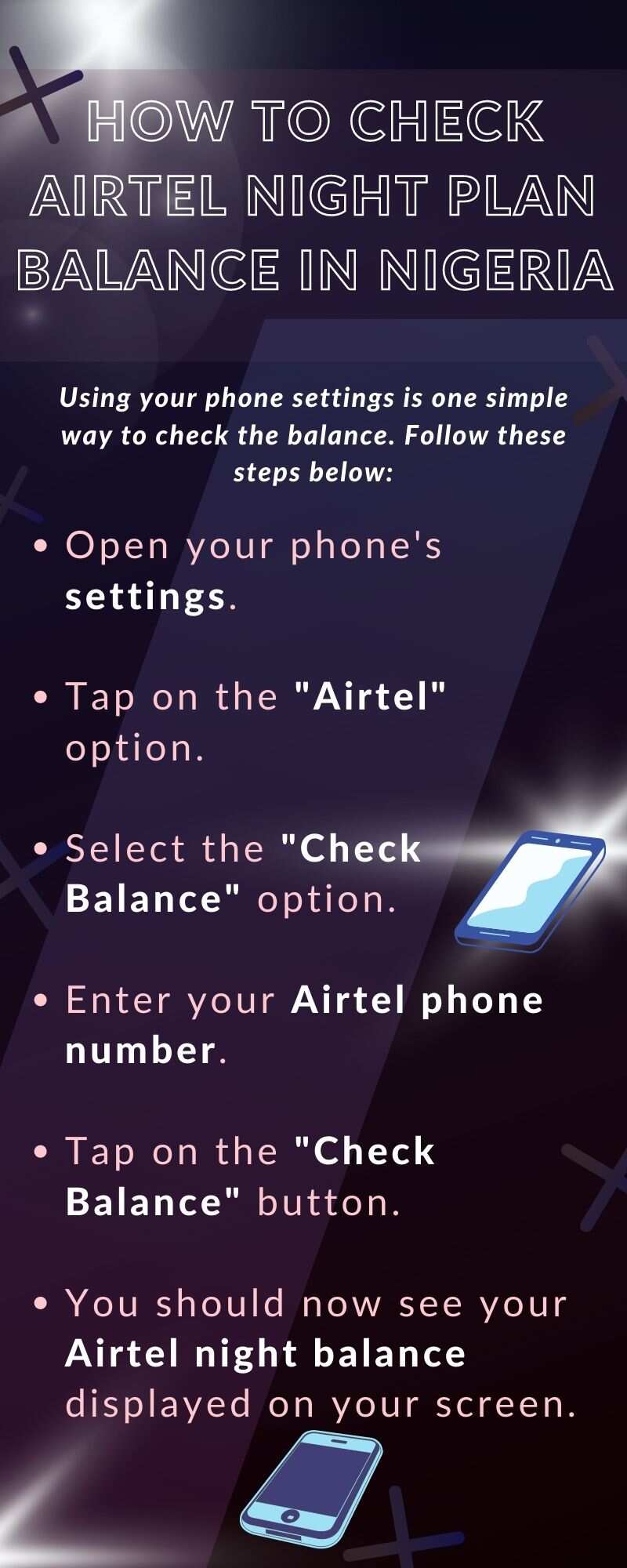How to check Airtel night plan balance in Nigeria