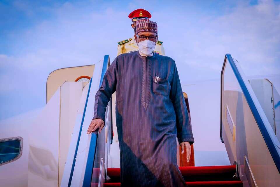COVID-19: President Buhari goes into isolation after returning from The UK