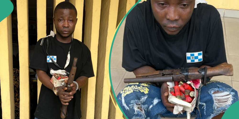 Police arrest man with locally made gun, 25 live cartridges in Lagos