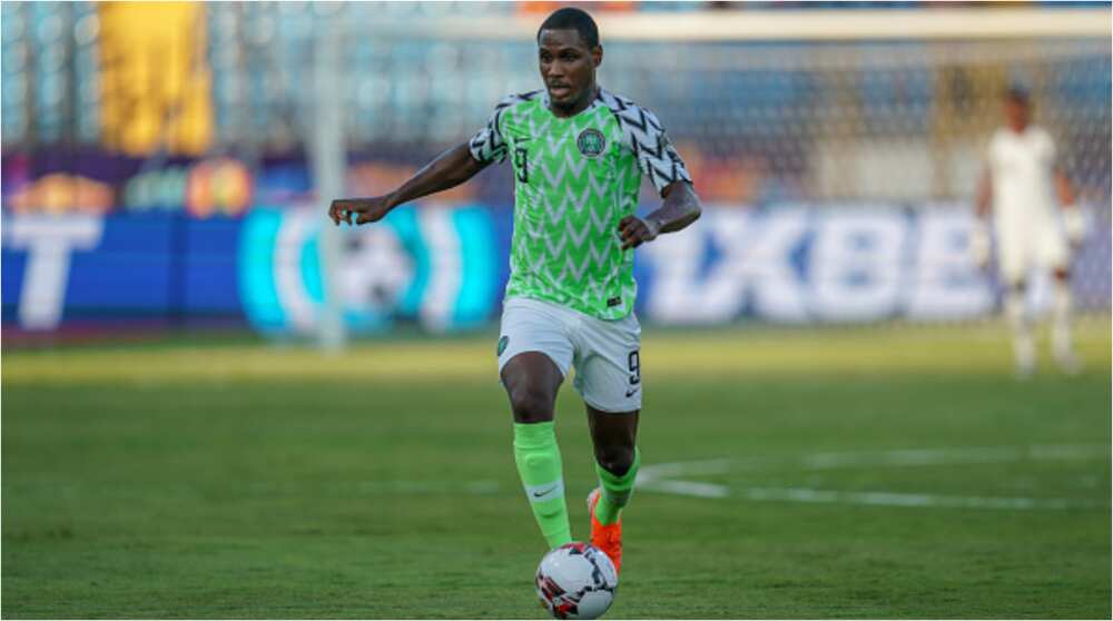 Former Super Eagles and Manchester United star Odion Ighalo spotted wearing very expensive socks