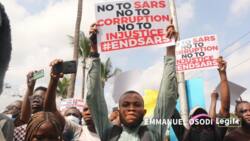 45-year-old Nigerian student president kicks against #EndSARS protest