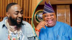 Delight as Governor Adeleke dances with Davido to singer's “feel” song, video trends: “I love it”