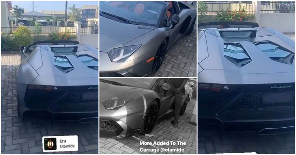 Singer Olamide reportedly buys Lamborghini Aventador worth over N218 million (photos)