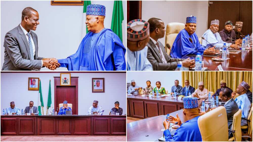 Kashim Shettima/Taiwo Oyedele/Nigeria's economy/President Bola Tinubu/APC/Presidential Villa Kashim Shettima/Taiwo Oyedele/Nigeria's economy/President Bola Tinubu/APC/Presidential Villa