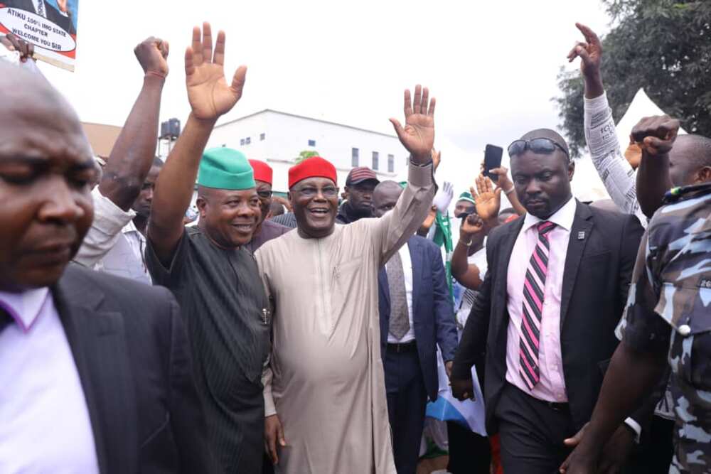 Atiku and Emeka Ihedioha Atiku and Emeka Ihedioha