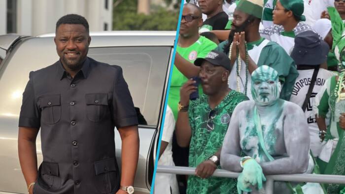 John Dumelo hotly replies Nigerian fan who trolled Ghana for not making it to the 2023 AFCON finals