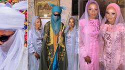 Kano Prince ties the knot with 2 ladies on the same day, reactions trail wedding photos