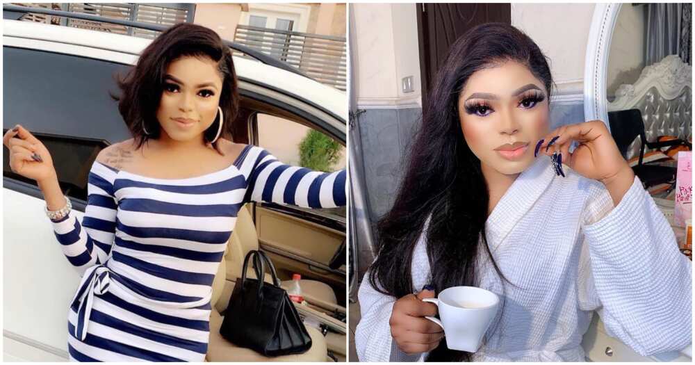 People's opinion are trash, I laugh at trolls - Bobrisky says days after getting ridiculed for visiting dad as a man