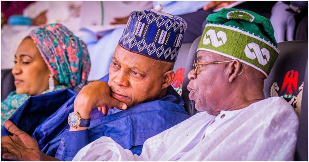 Shugaba Tinubu da mataimakinsa, Kashim Shettima.