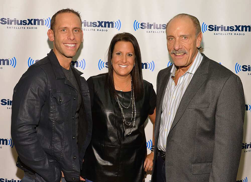 Les Gold and his children at SiriusXM Studios