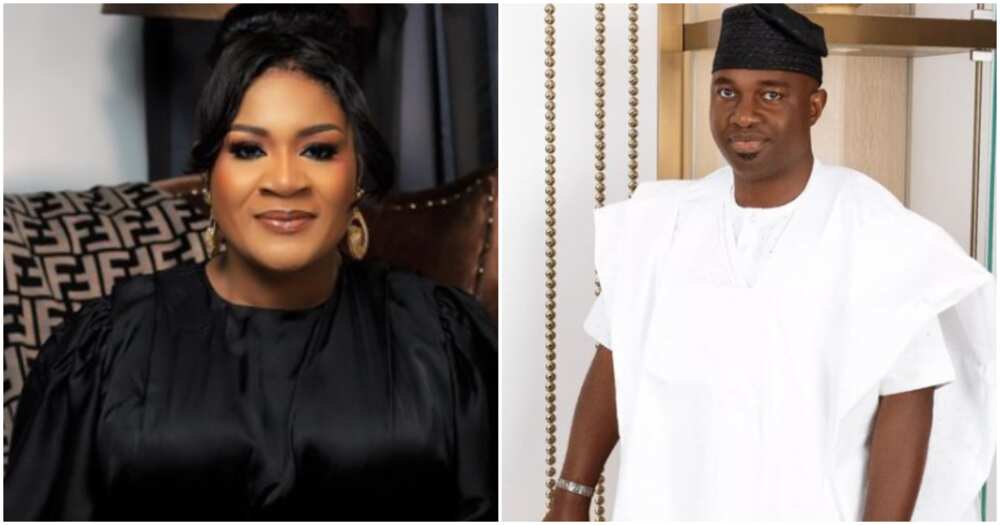 Mercy Aigbe's husband and his first wife