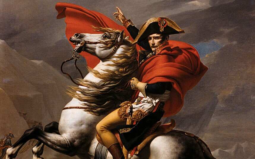 Napoleon on Horseback at the St. Bernard Pass