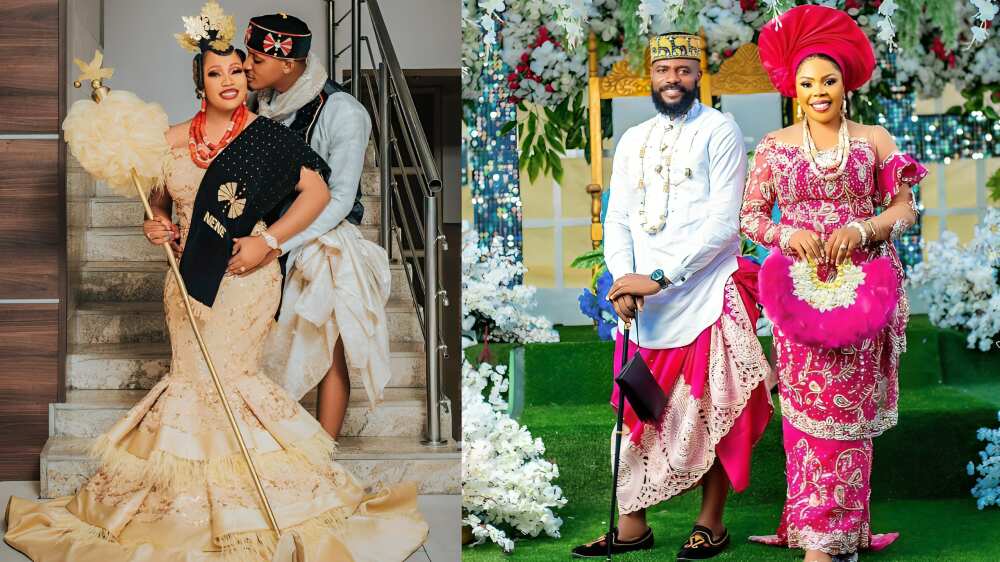 Alluring Ibibio traditional attires for couples