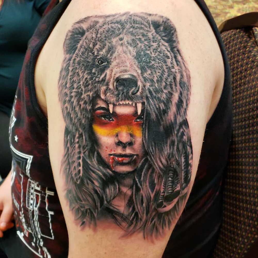 bear tattoo