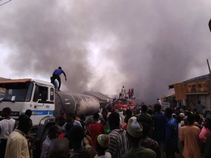 Just In: Fire Razes Katsina Central Market, Goods Worth Millions of naira Destroyed