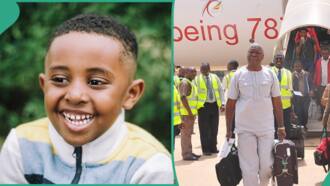 "Fear catch the boy": Kid in Nigeria for the first time confused as he sees many people at airport