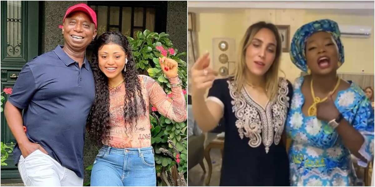 Jaruma and Ned Nwoko's ex-wife dance together as they become friends, shade billionaire and Regina Daniels