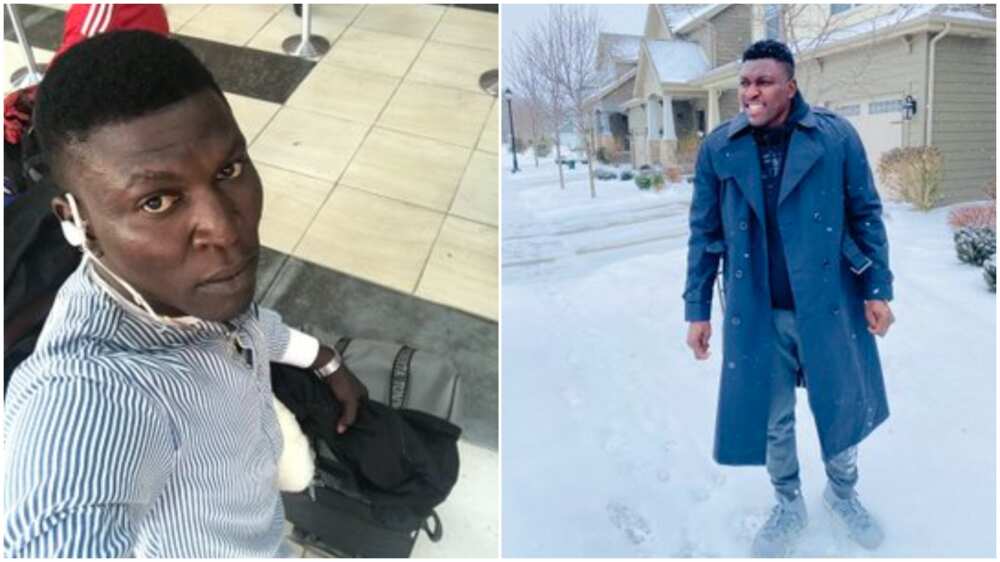 You look so fresh: Young man stirs reactions with photos taken aborad years after leaving Nigeria