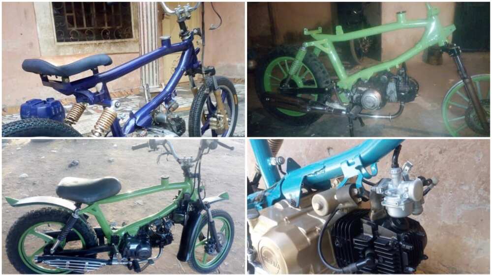 Highly Skilled Nigerian Man with No Formal Education Builds Motorcycles in Katsina