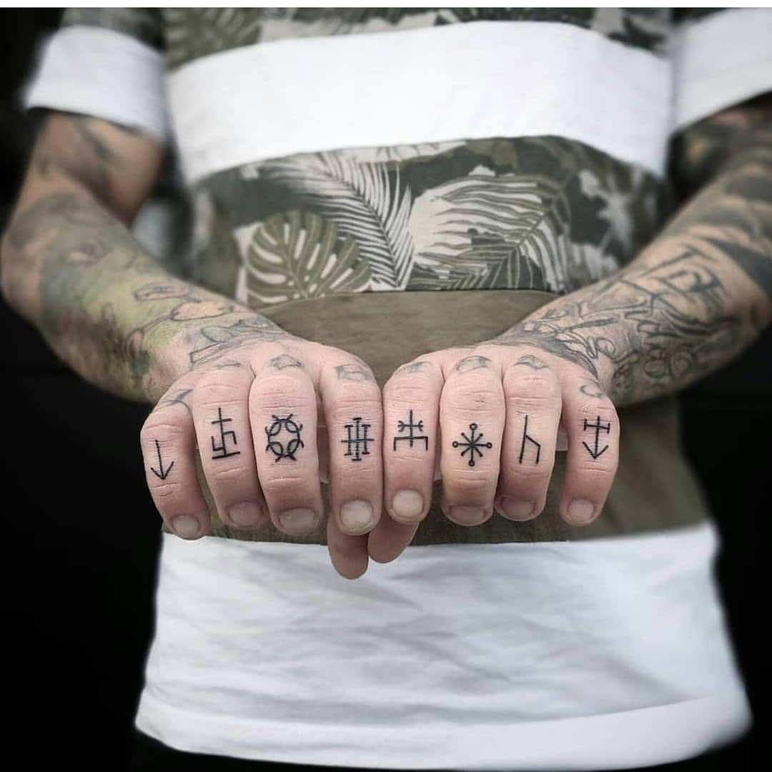 Image result for small tattoos fingers men  Black temporary tattoo Finger  tattoo designs Small tattoo designs