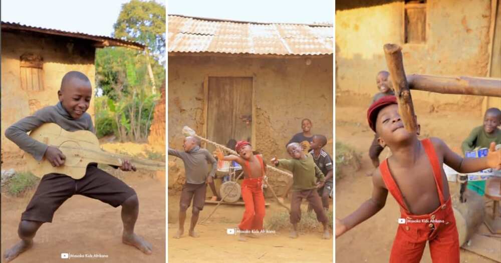 A group of Ugandan kids jammed along to a Harry Styles song.