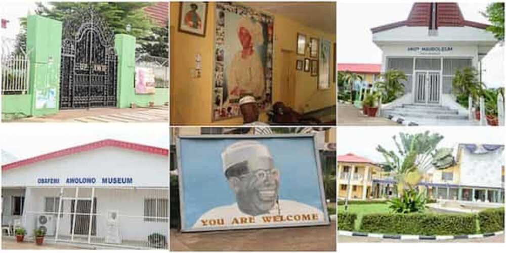 Hotunan gidan Obafemi Awolowo sun bar jama'a baki bude cike da mamaki Hotunan gidan Obafemi Awolowo sun bar jama'a baki bude cike da mamaki