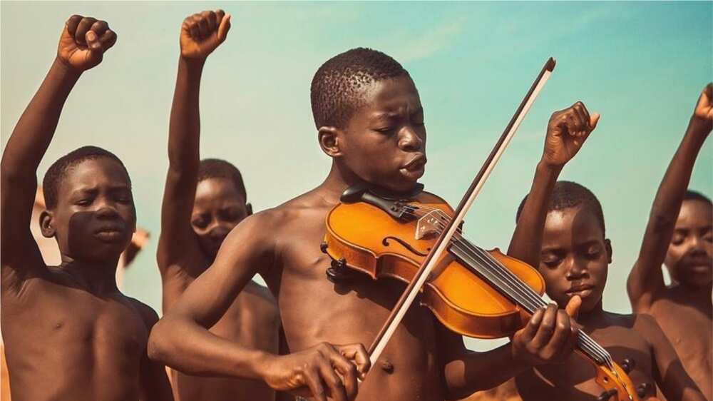 This is the photography titled Songs of Freedom that won Michael Agboya the prize: Photo credit: Forbes
