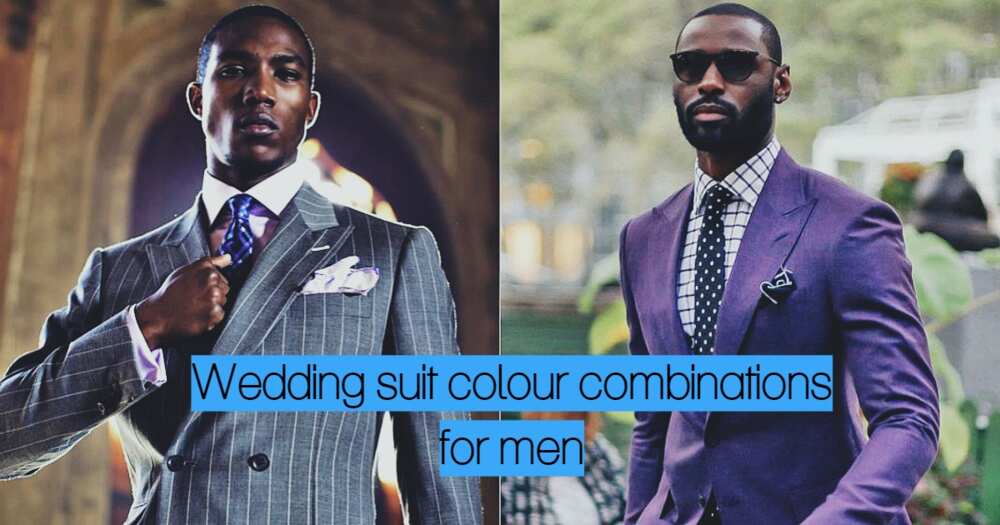 Best wedding suit colour combinations for men