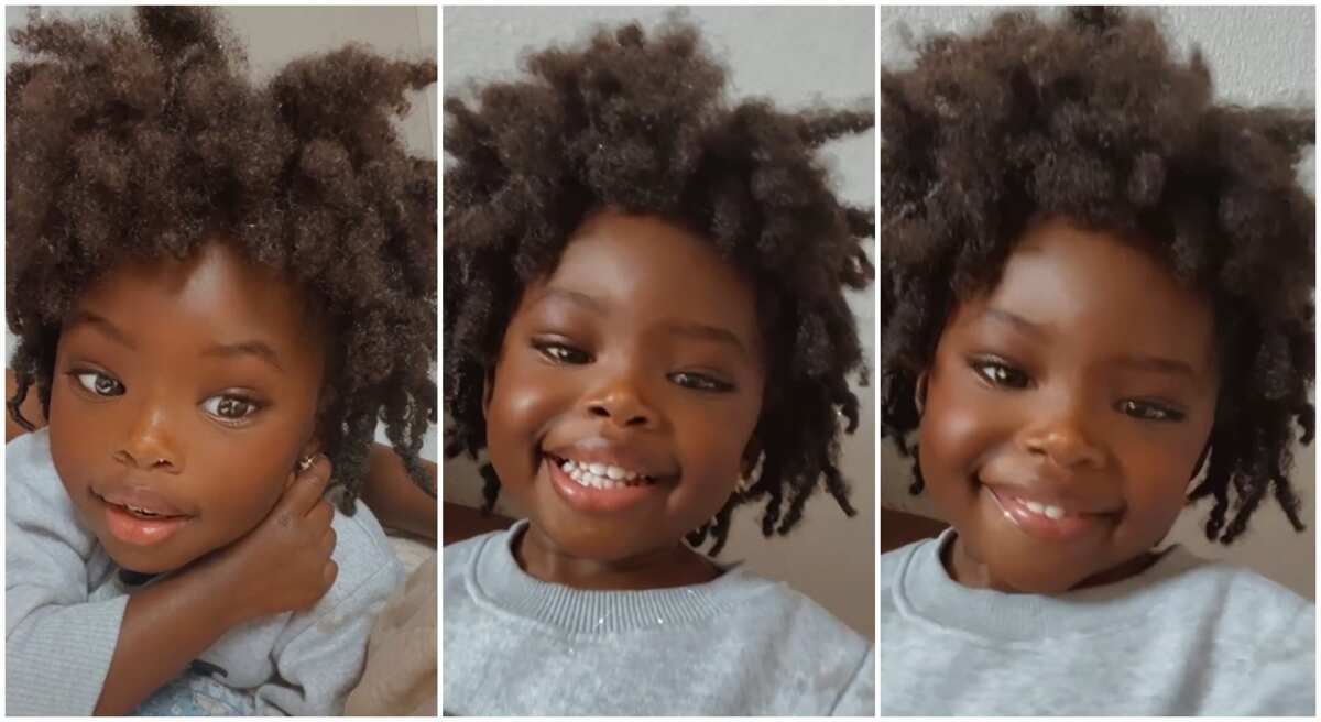 This video is all you want to see today: Pretty girl with shiny black skin melts hearts online
