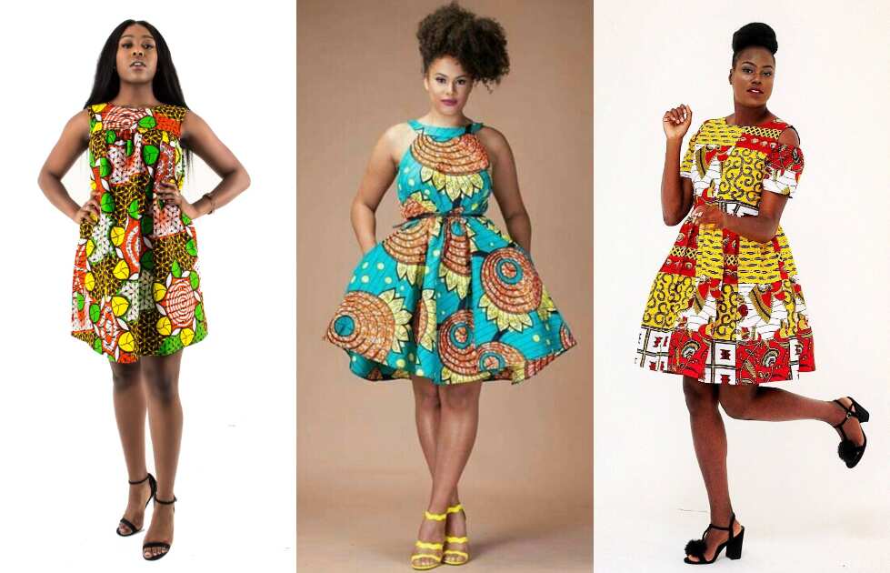 Ankara a hot sale line short gown