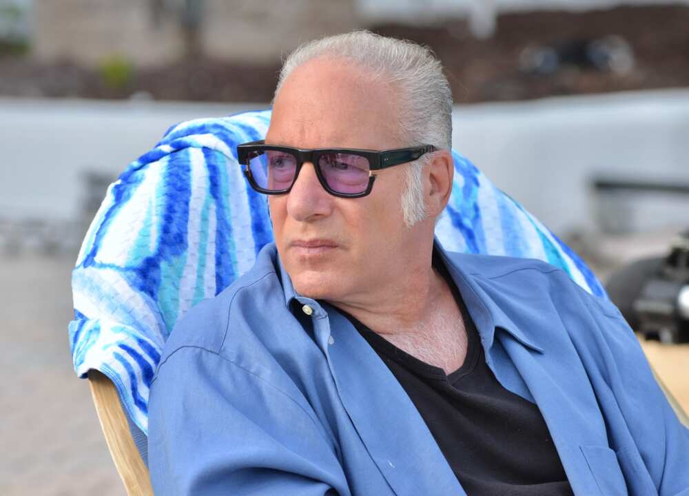 Andrew Dice Clay on the set of Gravesend filming in Miami at the International Inn in Miami, Florida
